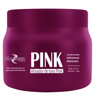 Mascara Matizadora Condicionador Hidratante Pink Mairibel / Hidratylife Pote 250gr - Maribel / Hidratycollor Promoção