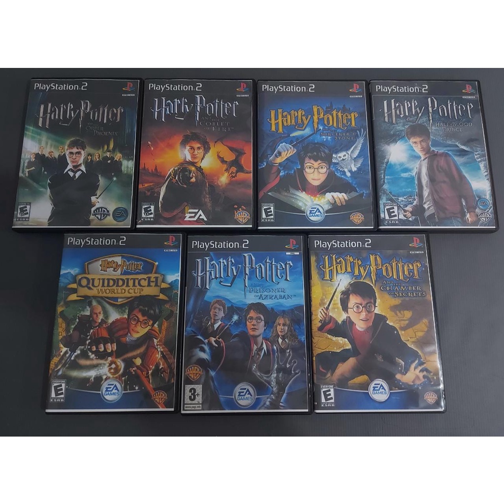 Coleção Harry Potter ps2 todos os jogos da franquia em português