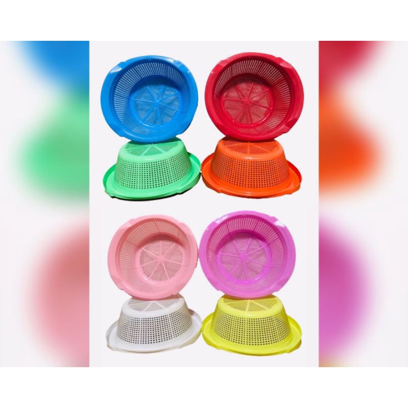 Escorredor Lava Tudo Lava Arroz, Macarrão, Legumes em Plástico Perfurado