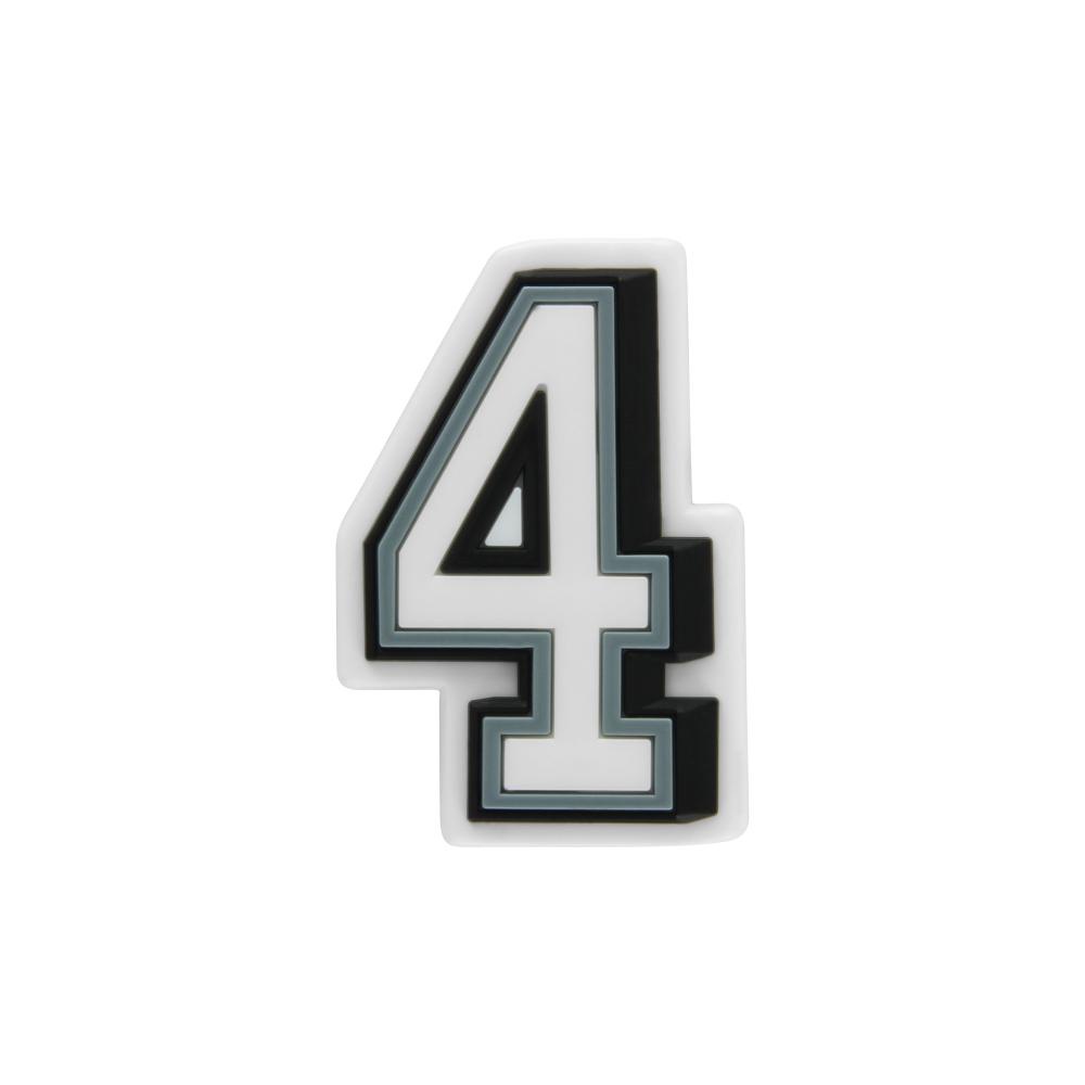 Jibbitz charm numero 4 unico