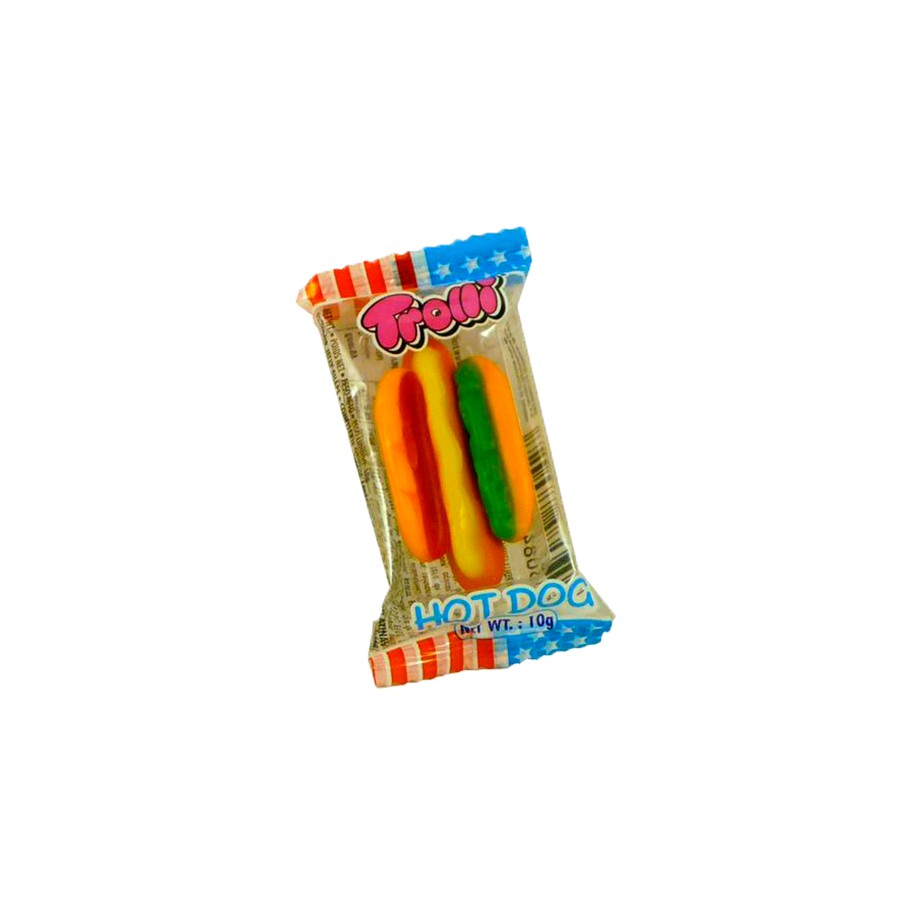 Bala Gelatina Hot Dog Trolli 10g Trolli Importado da Espanha Shopee