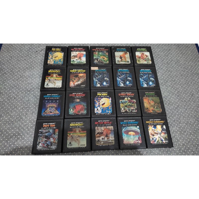 cartucho fita picture program label jogo atari 2600 video game cce dactar original