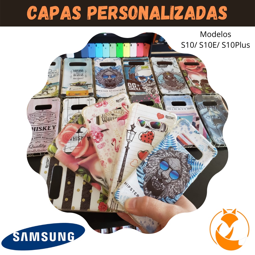 Capas Personalizadas Para Samsung Galaxy S10/ S10E/ S10Plus