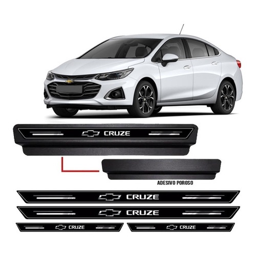 Soleira Protetora Porta Premium Gm Cruze Premier 2020 2021