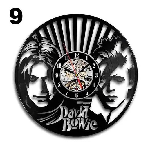 David Bowie 09 - Relógio Disco De Vinil Decoração