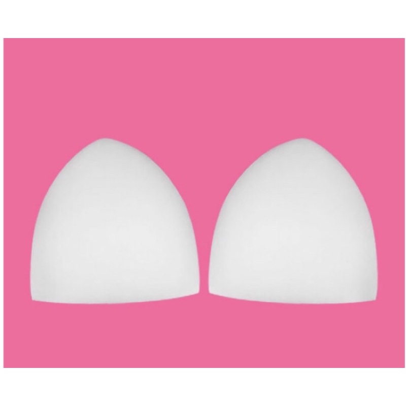 Bojo espuma triângulo (5 Pares) para confecção Sutiã / roupa