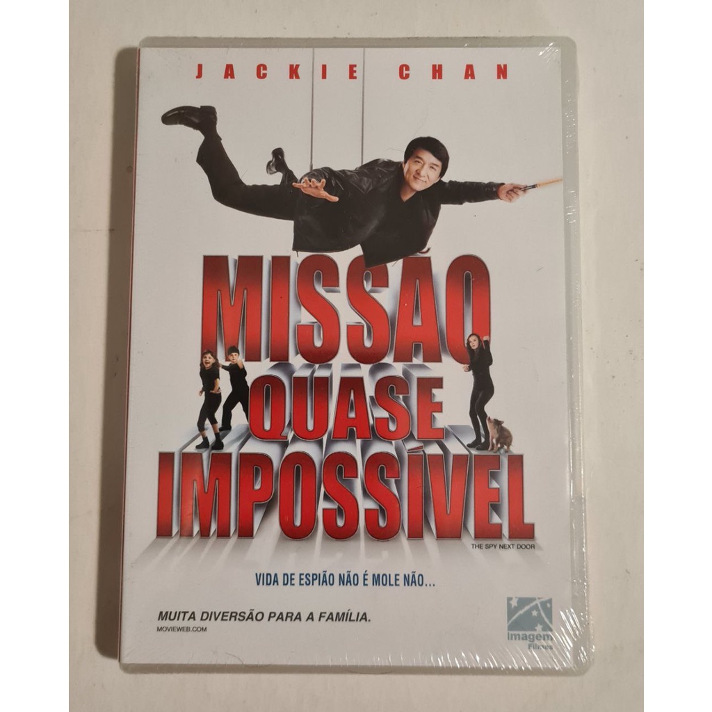 DVD Missão Quase Impossível Jackie Chan Original   Lacrado