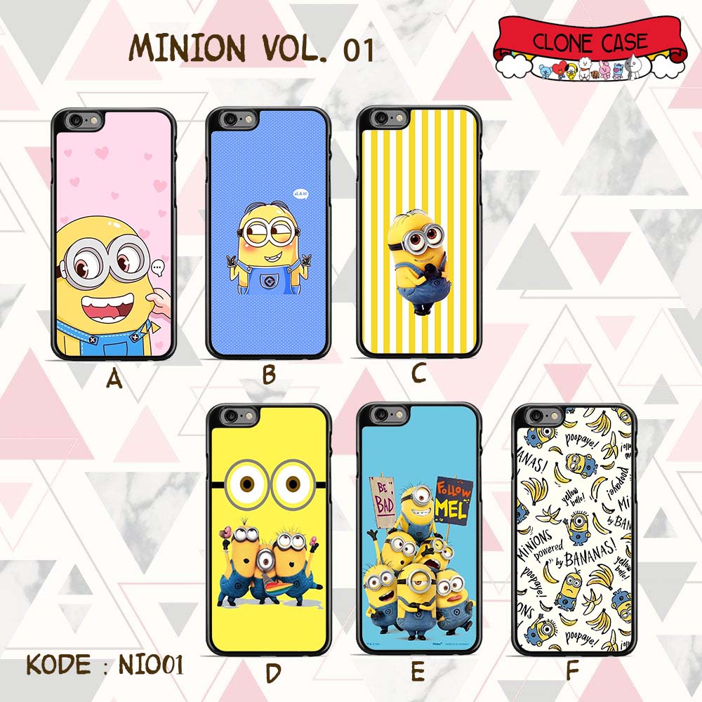 Capa MINION Hardcase Samsung E5 E7 Grand 2 J1 2016 Ace Mini J2 Core Prime Pro J3 2016 J4 J6 J8 Plus J5 J7 2016 Duo