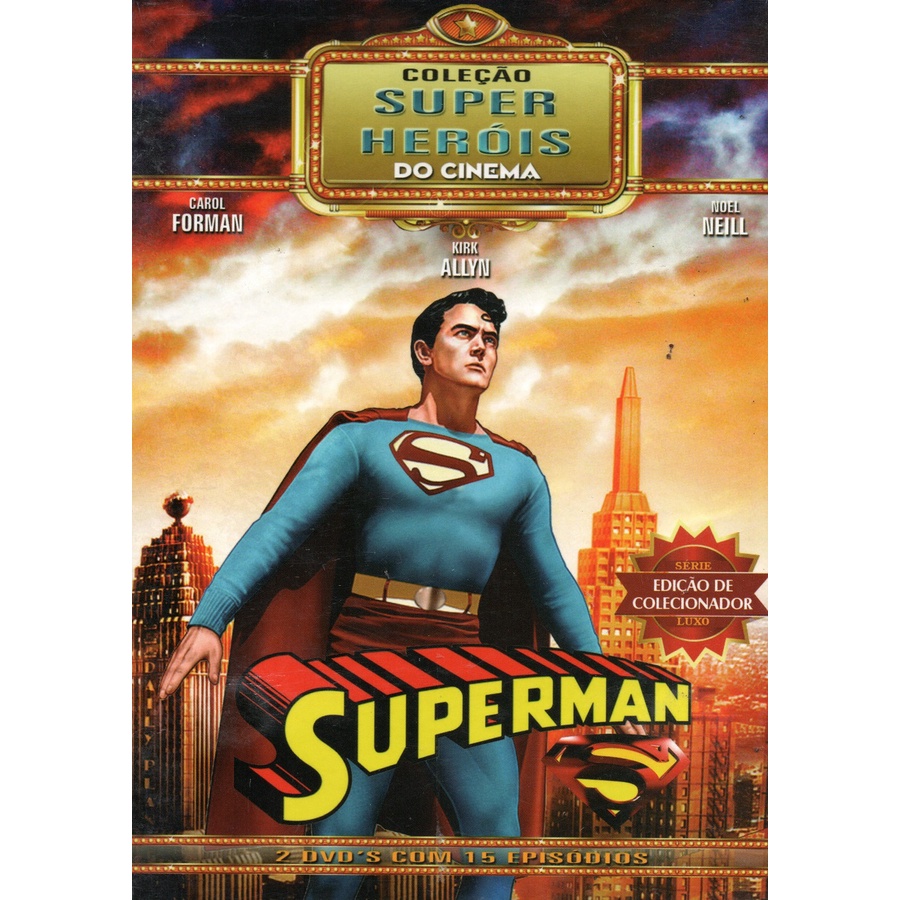 Dvd Superman - Coleção Super Heróis Do Cinema