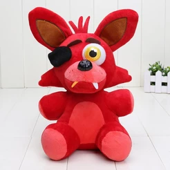25cm Bonecos De Pelúcia FNAF Foxy/Nightmare/Do Freddy