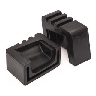 01 Par Pé Sapata de Borracha para Escada de Fibra Extensível em Oferta na Shopee