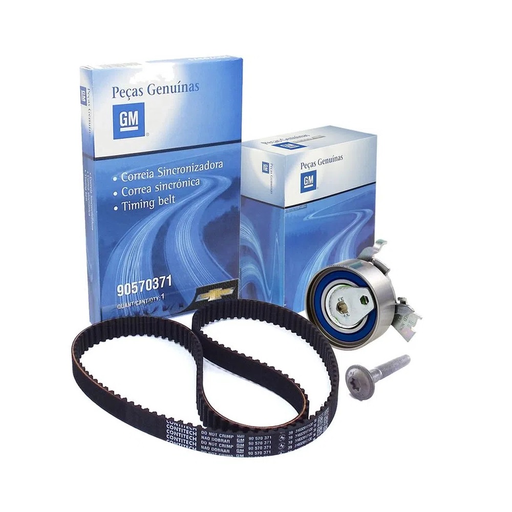 Kit Correia Dentada + Tensor 8v E Parafuso Onix 2013 A 2019 Peças Genuínas Gm Kit898 em Oferta na Shopee