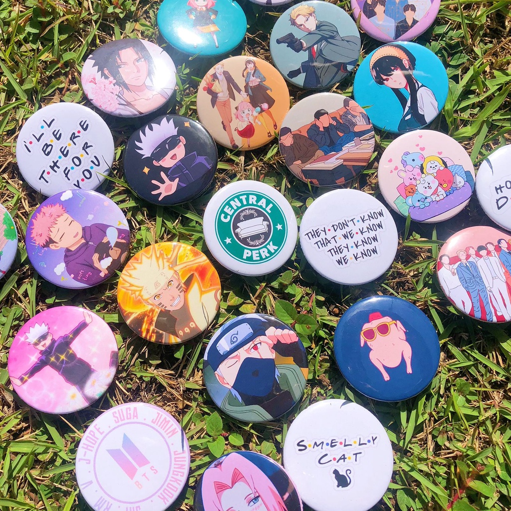 Detalhes do Bottons Tokyo Ghoul 4,5 cm - ANIME, MANGA, GEEK, NERD- Bottom/botton/Boton/Broche/Boton/Button/Pin/Botum