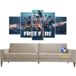 Quadro Jogo Free Fire Decoração Quarto Sala