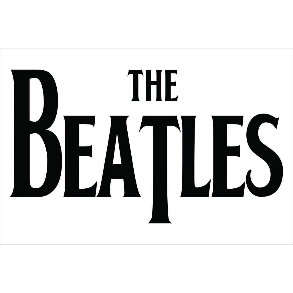Placa Decorativa  The Beatles 20cm X 28,5cm em MDF 3mm