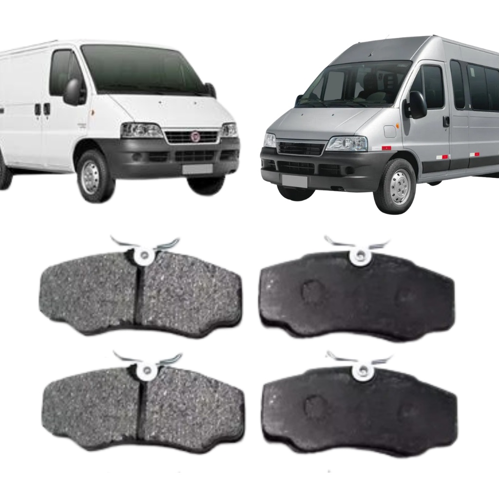 Jogo de Pastilha de Freio Traseira Fiat Ducato com mola 2003 2004 2005 2006 a 2017 aro 15 e 15 em Oferta na Shopee