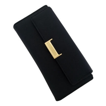 Carteira Feminina Grande Porta Cartão Documentos Couro Pu