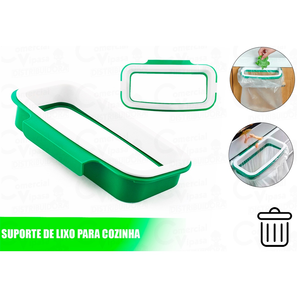 Suporte Saco De Lixo Lixeira Retrátil Portátil Para Cozinha Excelente Qualidade