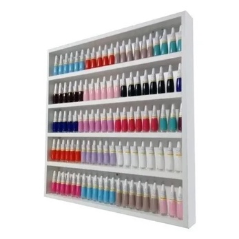 Nicho Organizador Expositor 200 Esmaltes 5 Prateleiras Mdf em Oferta na Shopee
