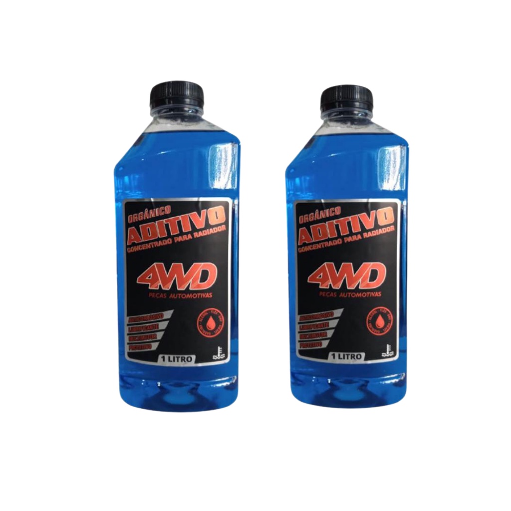 Kit 2 Aditivo Azul Radiador Orgânico Concentrado Liquido de Arrefecimento Anticorrosivo em Oferta na Shopee