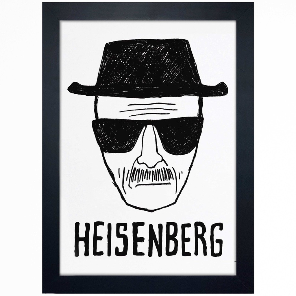 Quadro Heisenberg Breaking Bad | Shopee Brasil