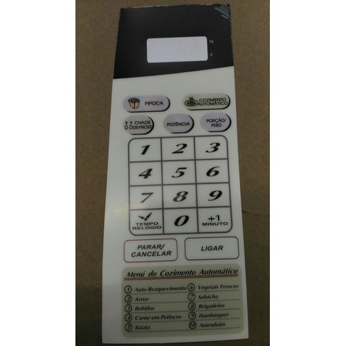 Membrana Teclado  Forno Microondas Panasonic Nns53 NN S53