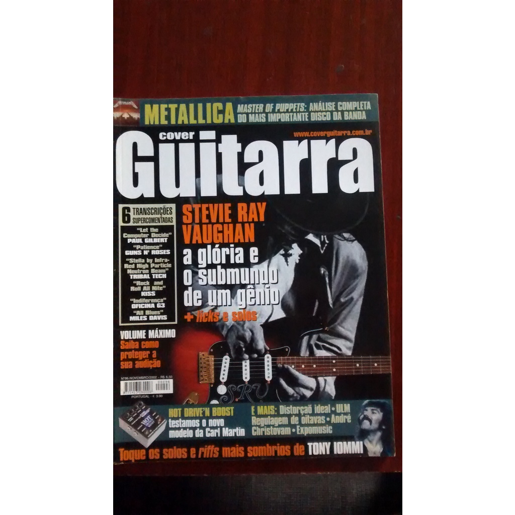 Revista Cover Guitarra N° 96 Stevie Ray Vaughan
