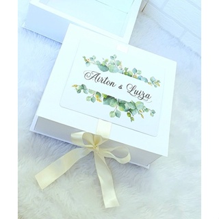 Kit 5 Caixas Convite  Padrinhos Casamento - Pajem Premium em Oferta na Shopee