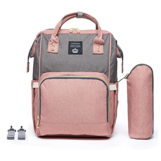 Mochila Bolsa Maternidade Lequeen Original Porta mamadeira Menina Menino em Oferta na Shopee