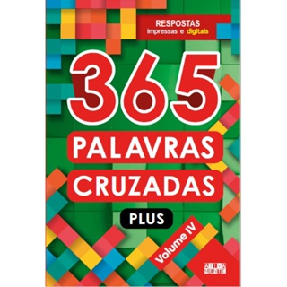 Livro - 365 Palavras cruzadas plus - volume IV - Ativamente em Oferta na Shopee