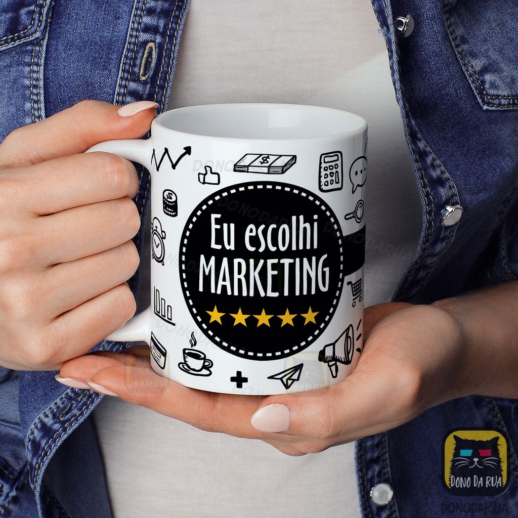 Caneca Personalizada Marketing Design Estrelas Shopee Brasil