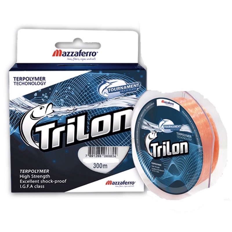 Linha de Pesca Monofilamento Trilon Carretel 300M - Mazzaferro