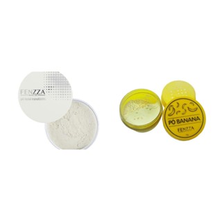 Pó translúcido mas Pó Banana Fenzza em Oferta na Shopee