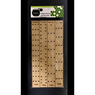 Kit Gabarito Para Furação Encadernação Manual Artesanal Mdf Com 4 Peças Scrapbook Cartonagem em Oferta na Shopee