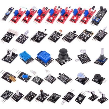 Kit 37 Sensores para Arduino Raspberry Prototipaçao ou Aprendizado em Automação Eletrônica Robótica