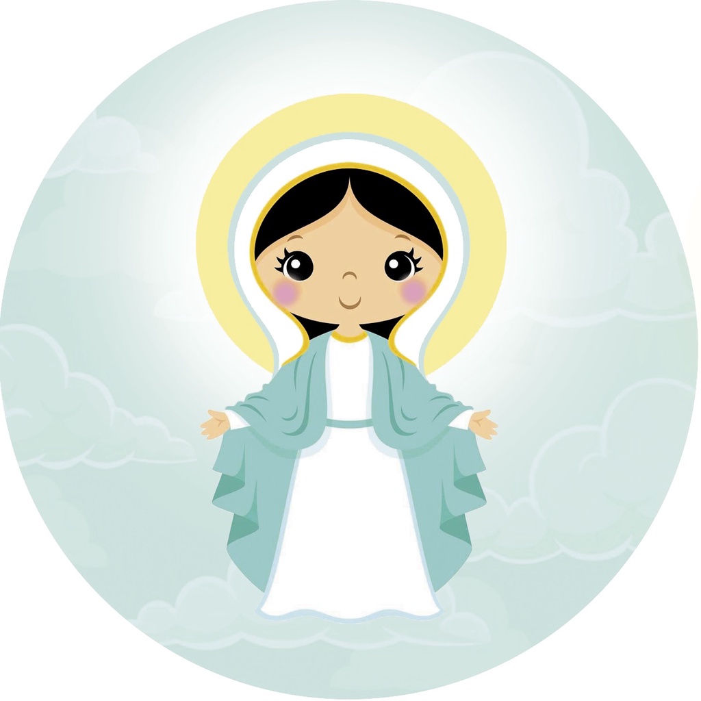Capa Estepe para Ecosport Crossfox Religioso Desenho Nossa Senhora das Graças CN1073
