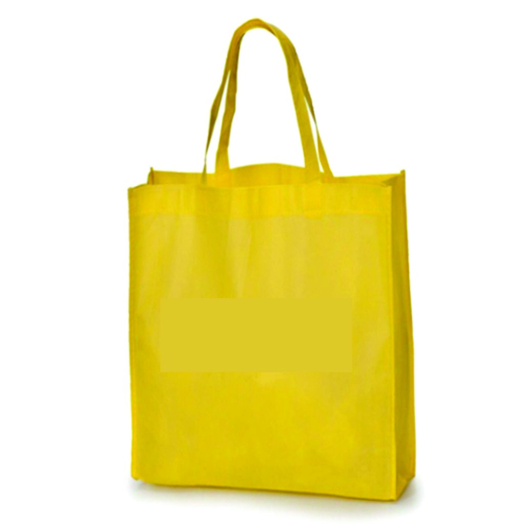 15 sacola Ecobag de  TNT grosso amarela de alça -  soldadas - 30x40  - presentes - acessórios - roupas - tnt - confecções - calçados - brindes