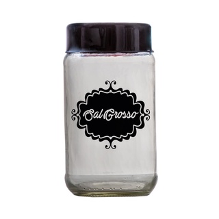 Vetrolar - Pote De Vidro Para Sal Grosso 800ml Com Tampa - Diversos Modelos em Oferta na Shopee