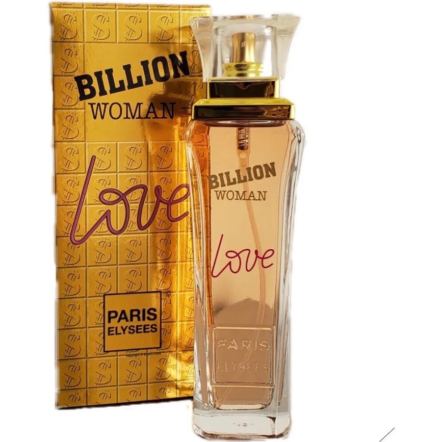 Perfume Billion Woman Love 100 ml - Paris Elysees em Oferta na Shopee