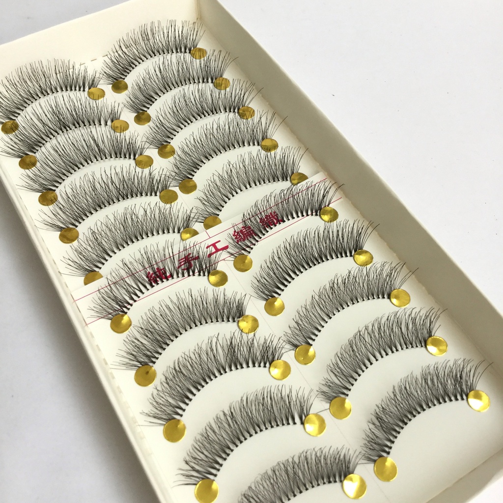 747 Cílios Postiços Artesanais 10 Pares