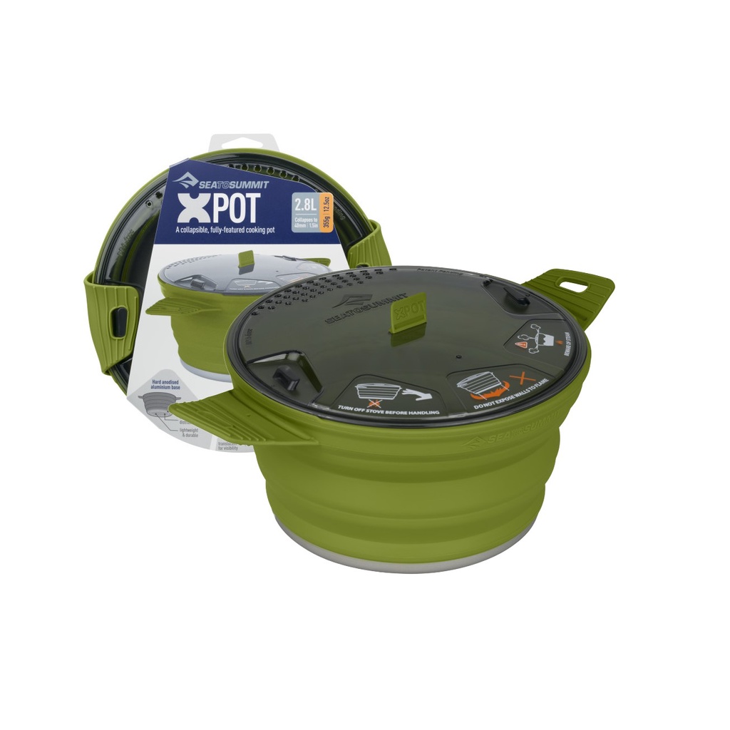 Panela Dobrável Silicone X-pot 2,8l Large Sea To Summit
