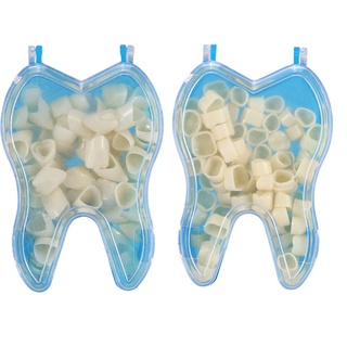 Coroas Odontosos 50 Pcs Dental Dentes Molar Dente Resina Substituir Falta De Reparação Tamanho Misto