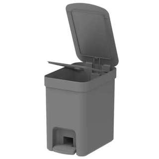 Lixeira de Pedal Trium 6L Chumbo - Ou Martiplast