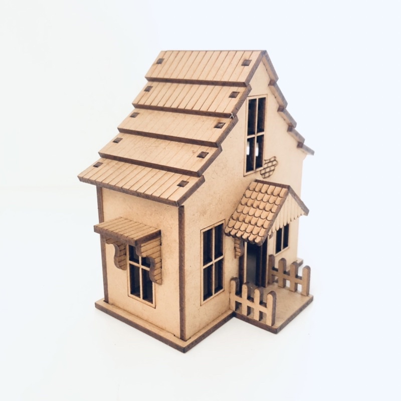 Mini Casa Casinha Vila Natalina Natal Decoração Mdf