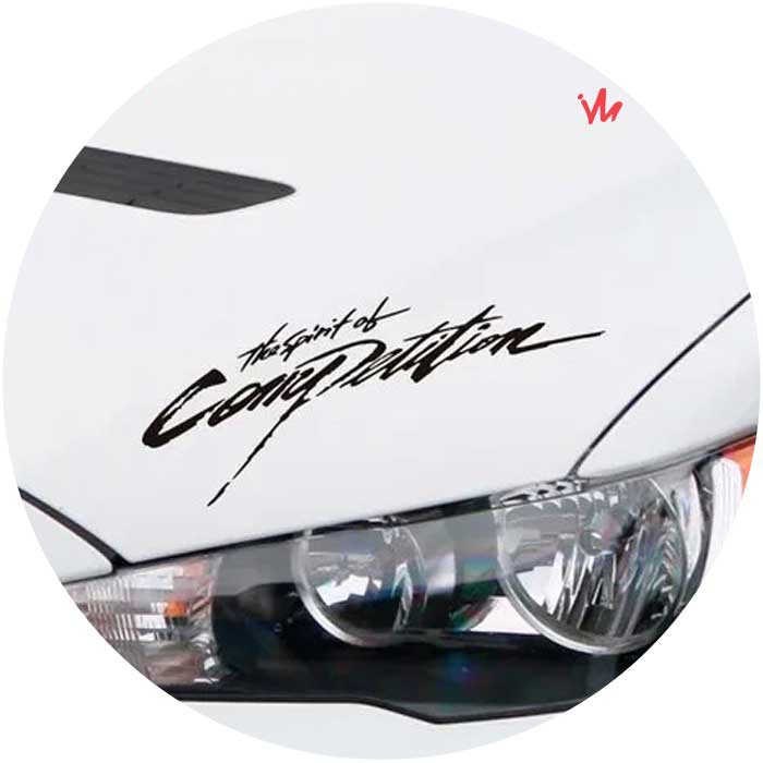 Adesivo The Spirit of Competition Mitsubishi Rallyart Lancer em Oferta na Shopee