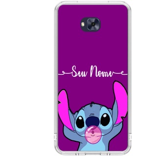 Capa de Celular Capinha Asus Zenfone 4 Selfie Personalizada  - Stitch Nome