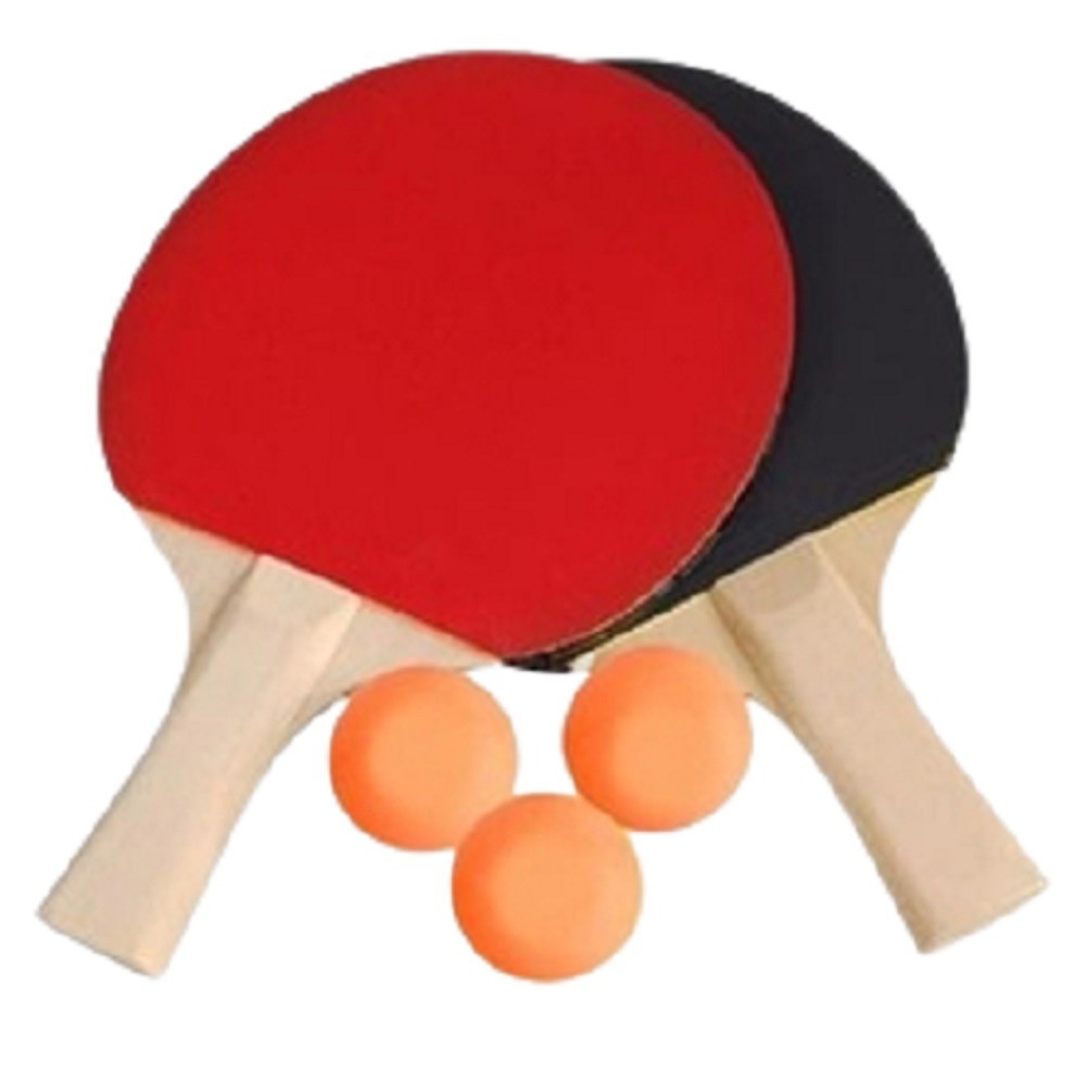Kit Ping Pong Tênis de Mesa Raquetes e Bolinhas - RAQUETE DE PING PONG Ou Com Rede