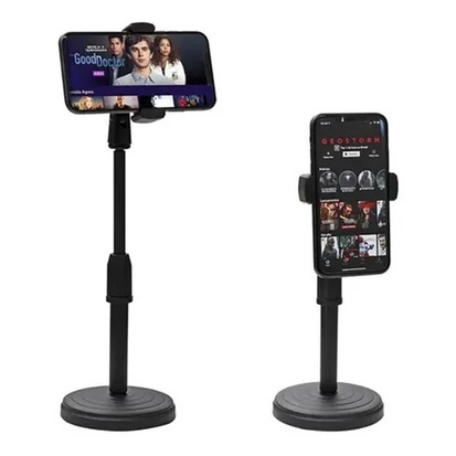 Suporte de Mesa Celular Tripé Smartphone Articulado Portátil para Selfie ou Live