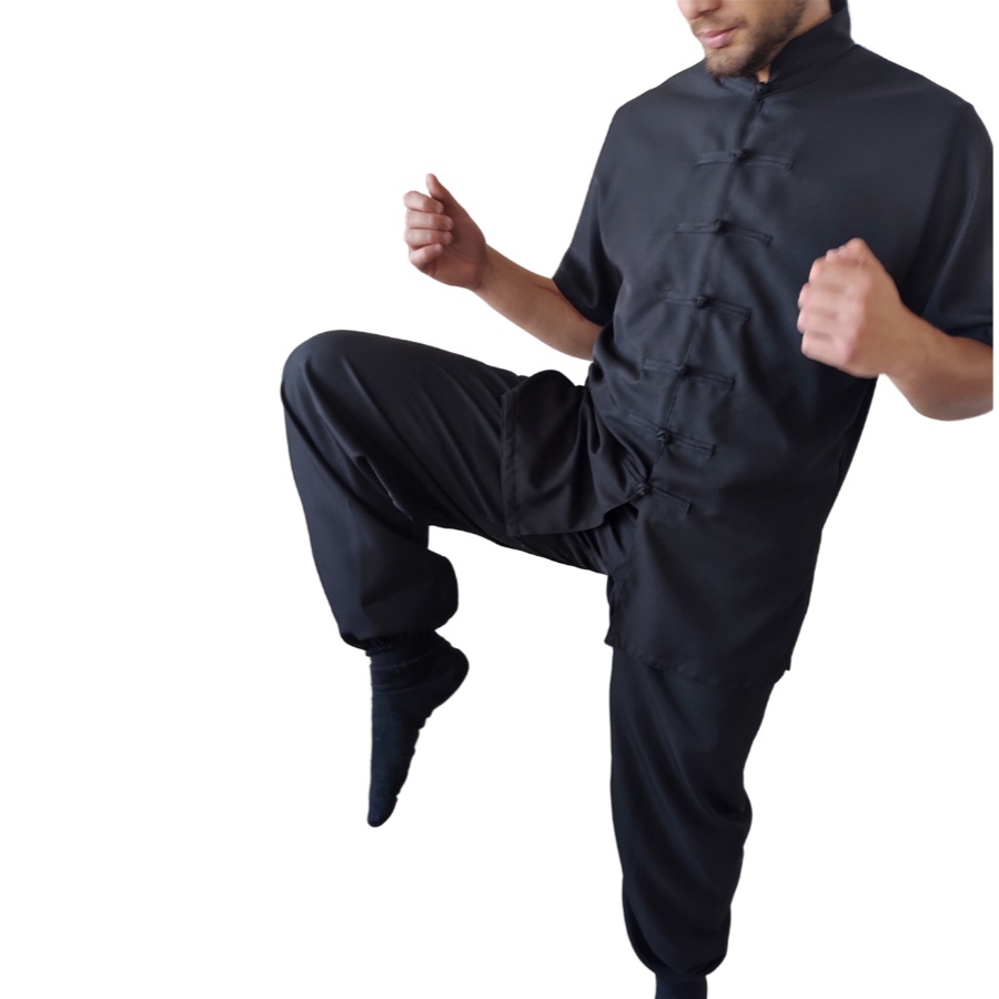 Calça Oxford Kung Fu Wushu Artes Marciais - tecido leve treino e apresentação em Oferta na Shopee