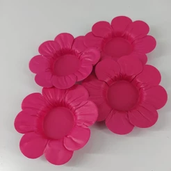 50 Forminhas MARGARIDA PINK Para Doces Finos de Casamentos e Aniversários e Debutantes Decorativos//